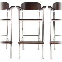 The WYETH Billiard Stool with Arms 7