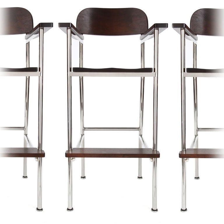 Wyeth Billiard Stool with Arms For Sale at 1stdibs