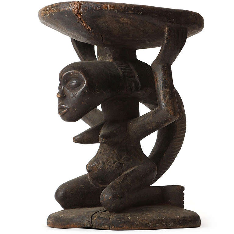 Chief's Caryatid Stool In Good Condition In Sagaponack, NY