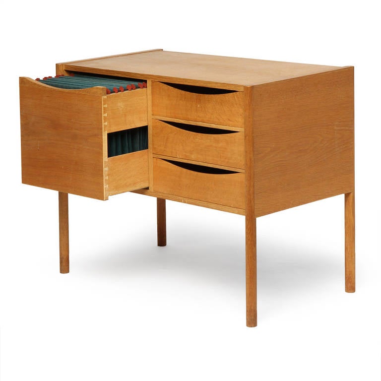 Mid-20th Century Office Cabinet by Ludvig Pontoppidan
