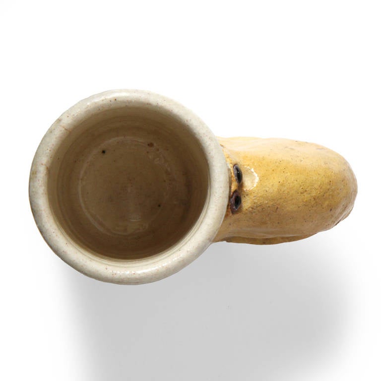 Ceramic Beak Cup by Clayton Bailey For Sale