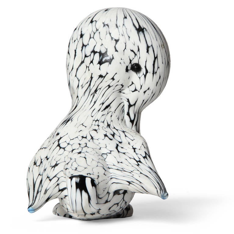 Mid-20th Century Glass Duck Sculpture by Archimede Seguso