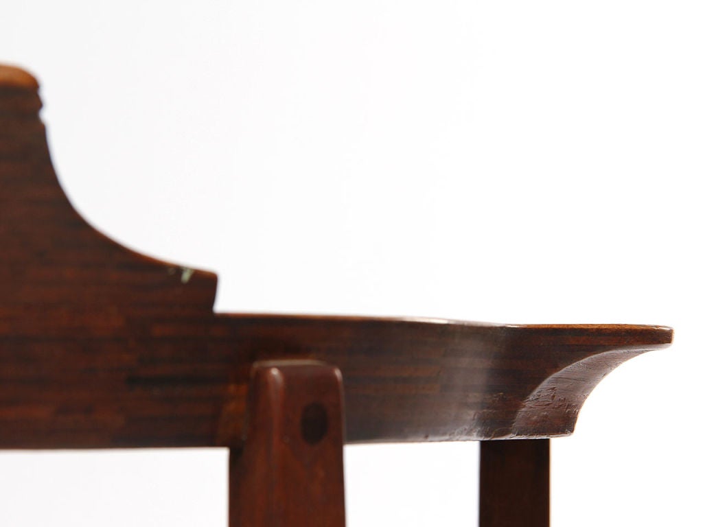Bois de rose Fauteuil en fer à cheval d'Edward Wormley pour Dunbar en vente