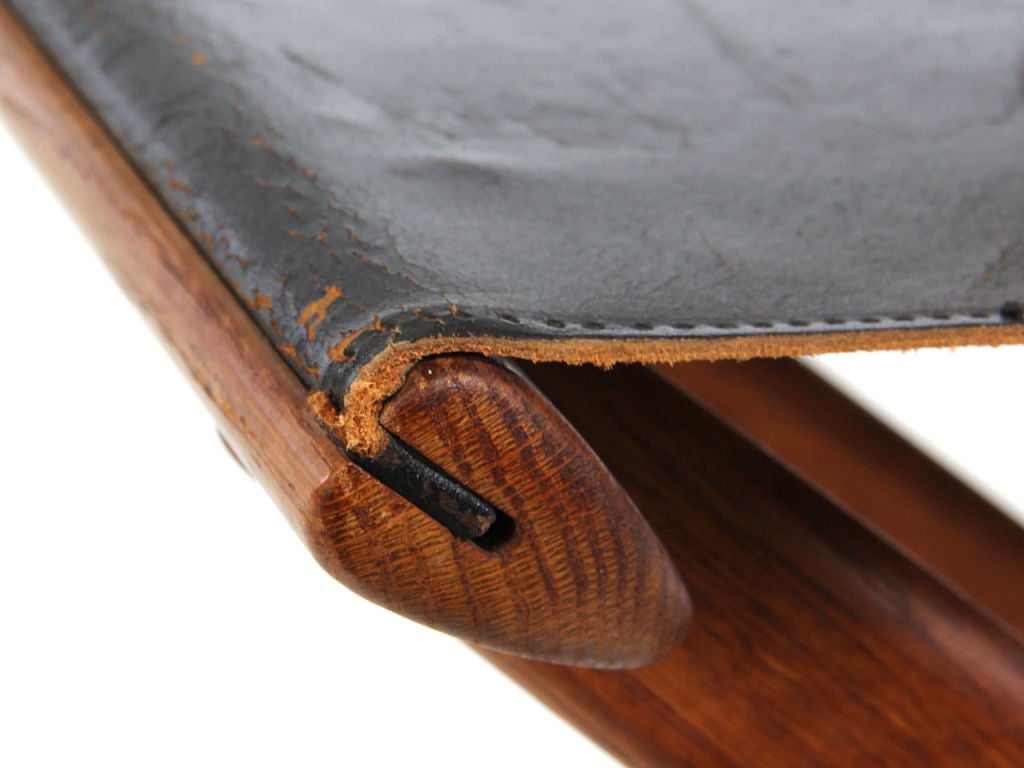 Swedish Folding Stool by Osten Kristiansson for Luxus For Sale