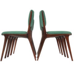 Set of 8 Rosewood Dining Chairs