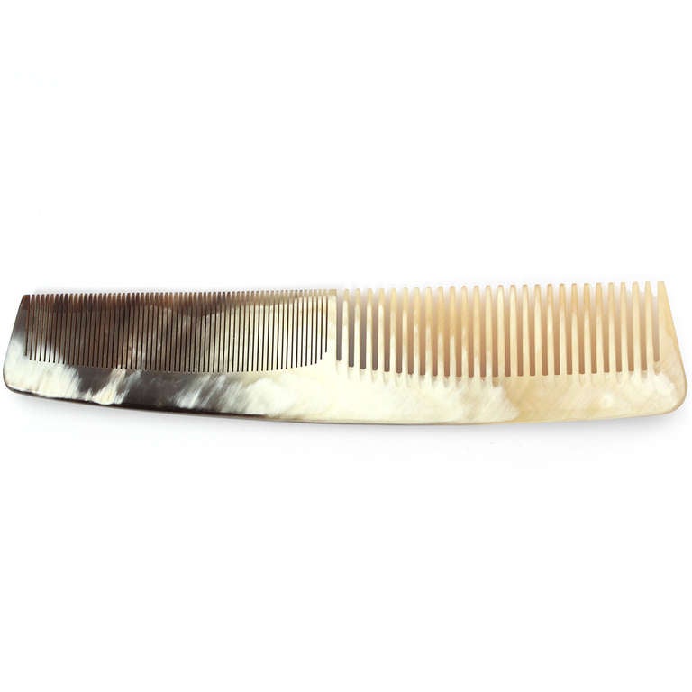 Cup and Comb in Horn by Carl Auböck