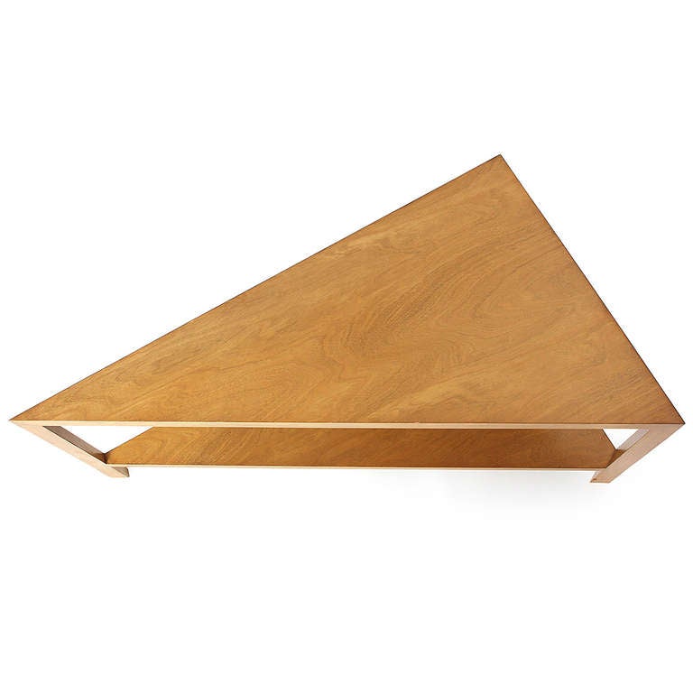 Mid-20th Century Triangular Table by Edward Wormley For Sale
