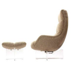 Lounge Chair And Ottoman By Vladimir Kagan
