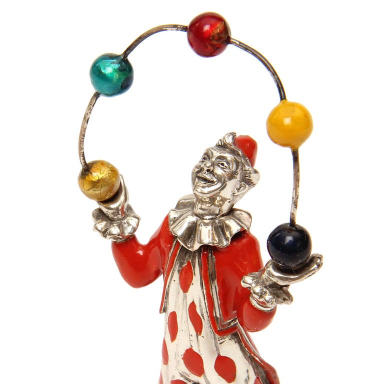Polychromed Juggler Figurine by Tiffany & Co. 2
