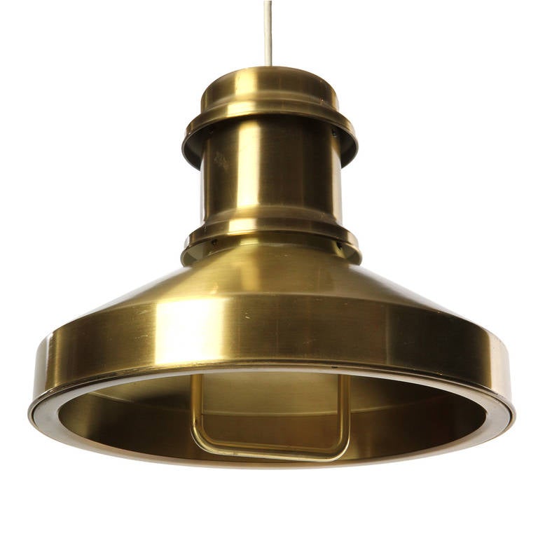 Mid-20th Century Sculptural Pendant Fixture from Sweden, 1960s For Sale