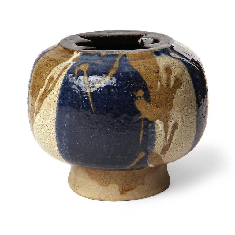 Mid-20th Century Rustic Stoneware Vase