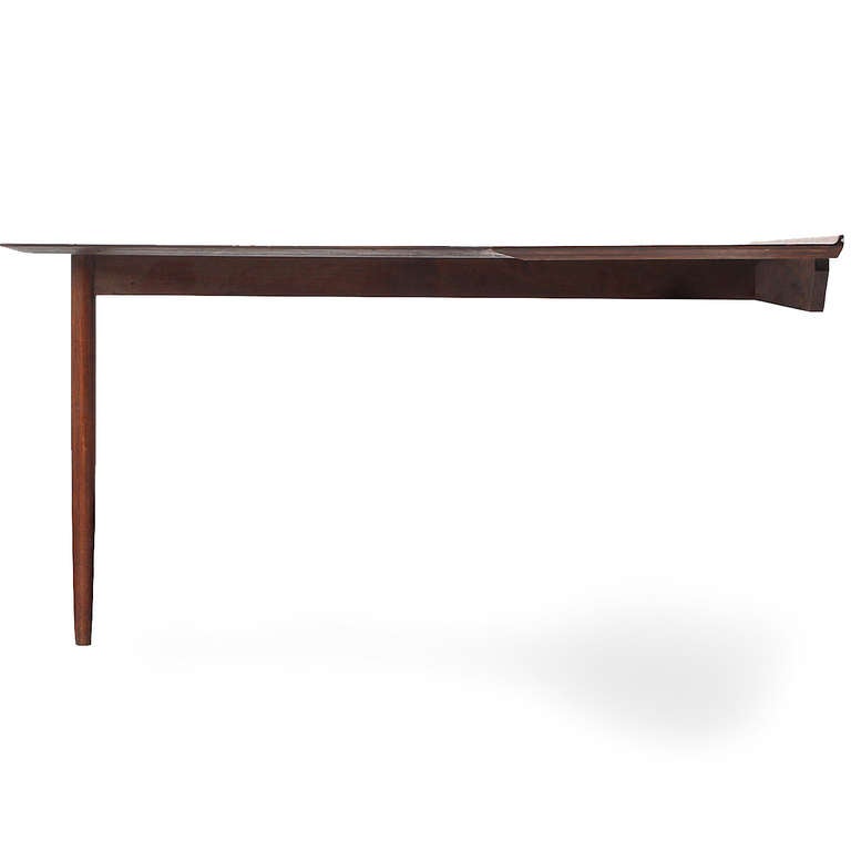 Mid-Century Modern Unique Wall-Mounted Desk