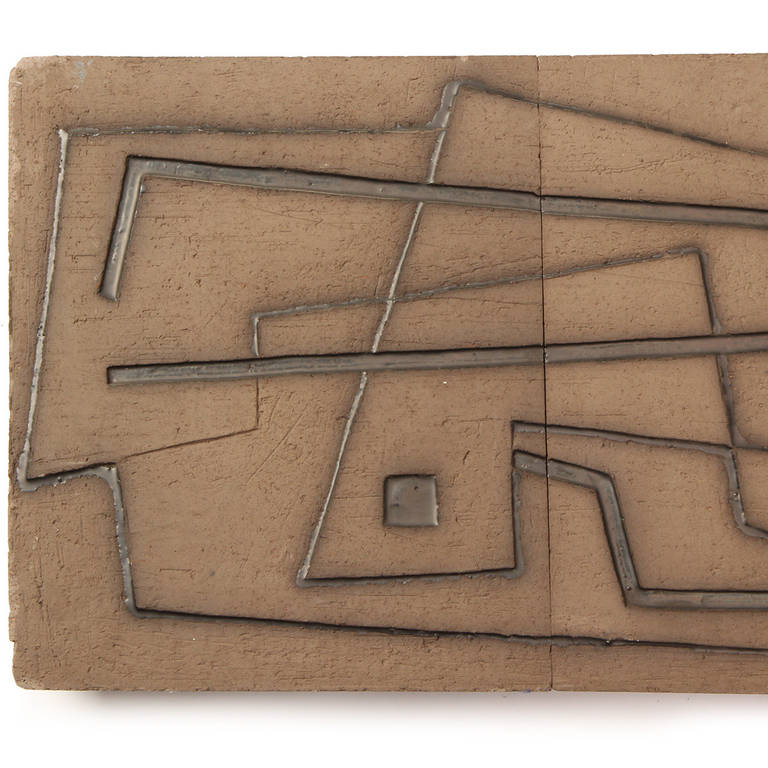 Mid-Century moderno Targa architettonica astratta dagli USA in vendita