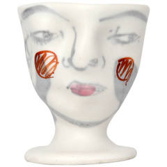 Unique Ceramic Head by Akio Takamori