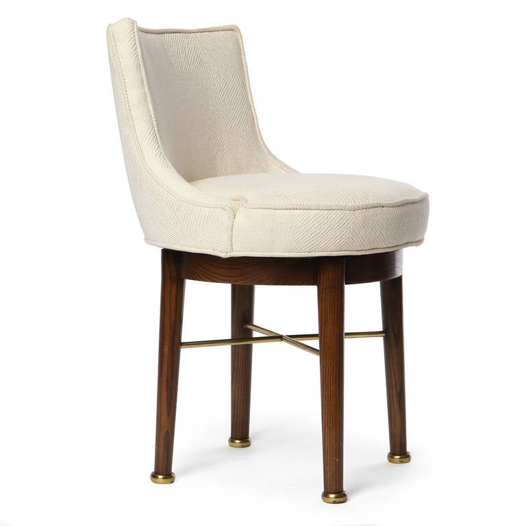 Swiveling Vanity Chair by Edward Wormley 1