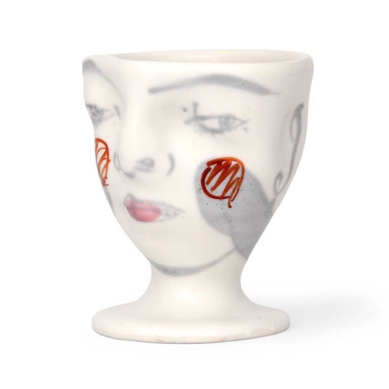 Unique Ceramic Head by Akio Takamori 2