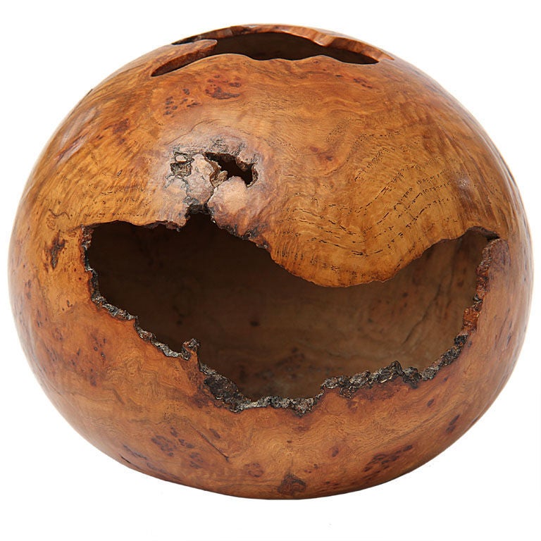 Red Oak Burl Hollowform by David Ellsworth For Sale at 1stDibs