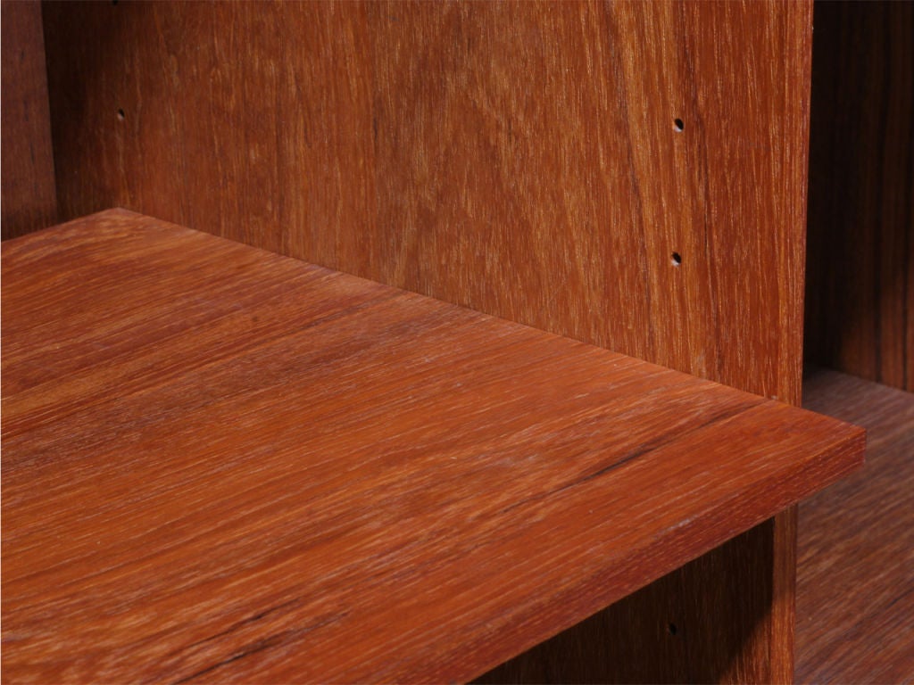Burmese Teak Bookcase by Hvidt and Molgaard For Sale at 1stdibs