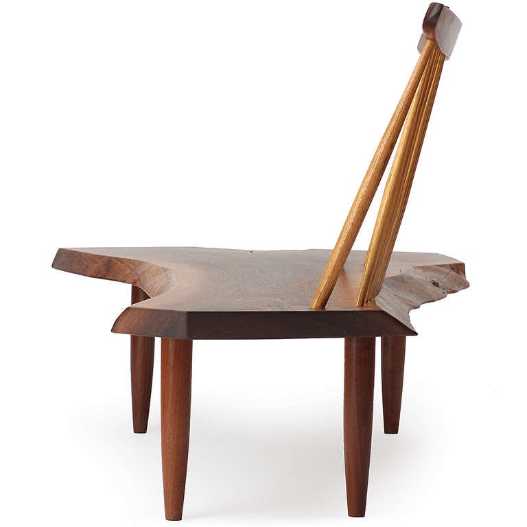 Mid-Century Modern Superb Conoid Bench by George Nakashima