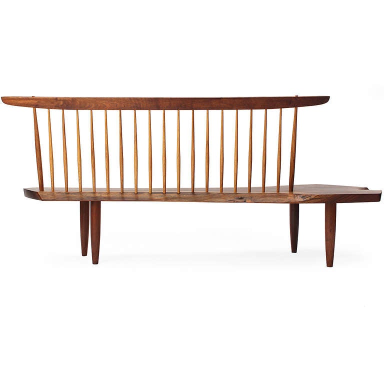 Superb Conoid Bench by George Nakashima In Excellent Condition In Sagaponack, NY