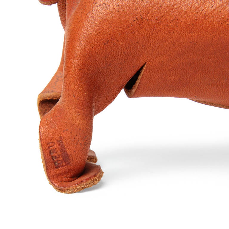 Folded Leather Bulldog by Deru 2
