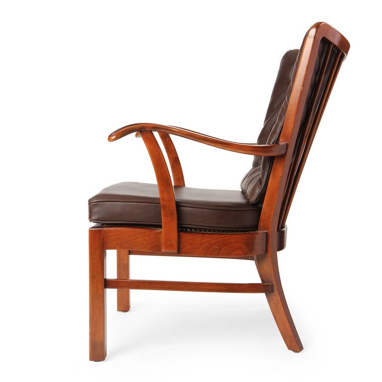 Mid-20th Century Armchairs Attributed to Ole Wanscher