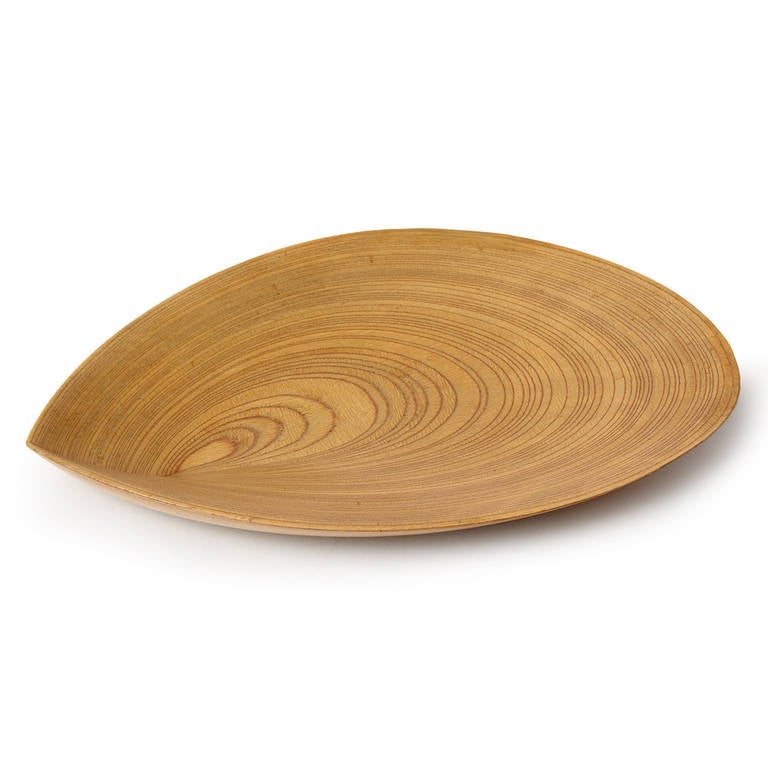 Scandinavian Modern Sculpted Leaf Tray by Tapio Wirkkala