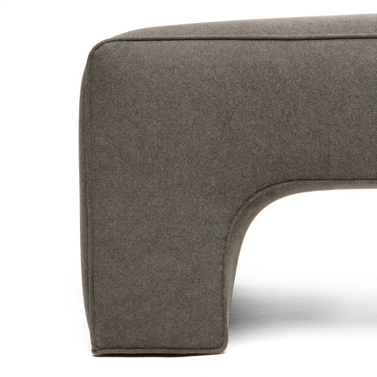 Demi-Backed Sofa by Vladimir Kagan In Good Condition In Sagaponack, NY