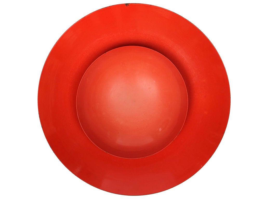 American Red Enameled Steel Bowls