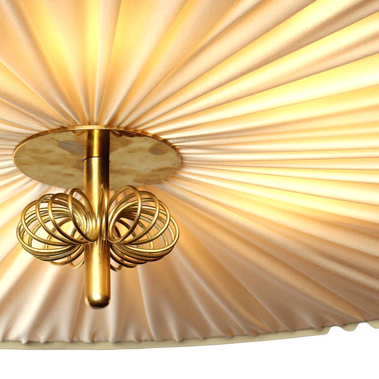Finnish Brass Ceiling Fixture by Paavo Tynell
