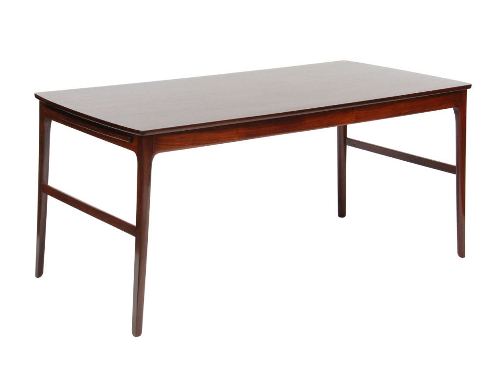 Danish Rosewood extension table / desk by Ole Wanscher