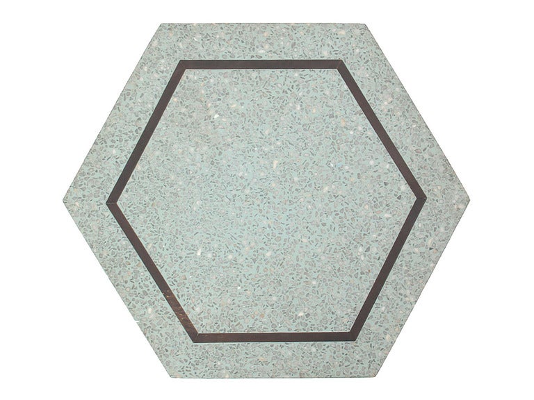 American Terrazzo Hexagonal Tables by Harvey Probber For Sale