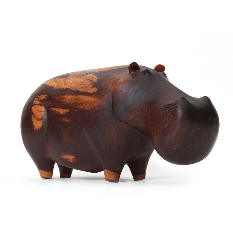 Wood Ironwood Hippopotamus