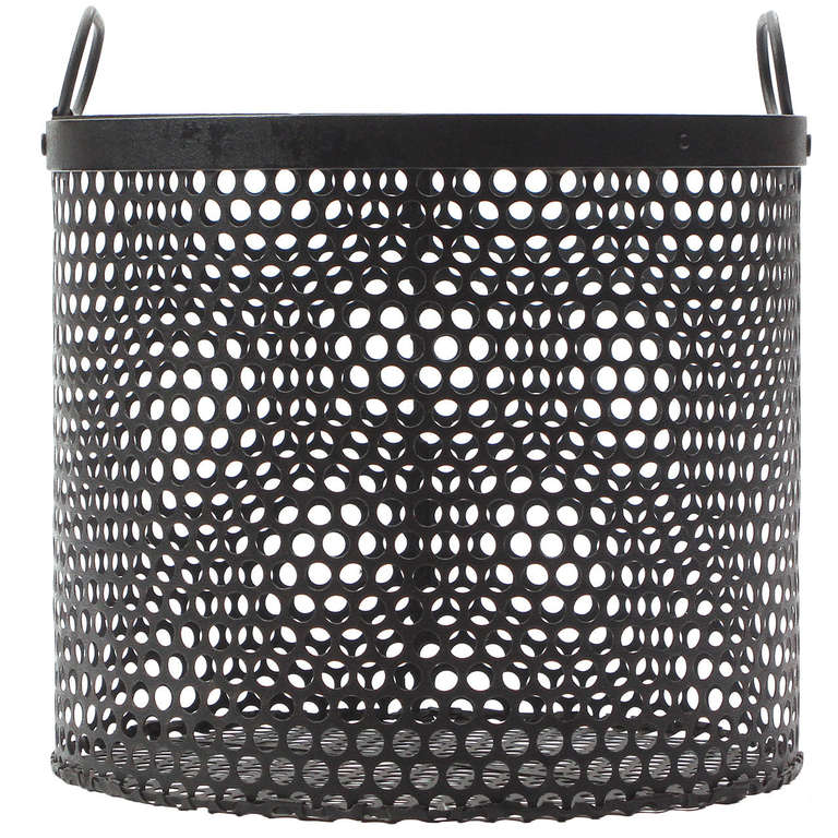 Industrial Steel Basket at 1stdibs