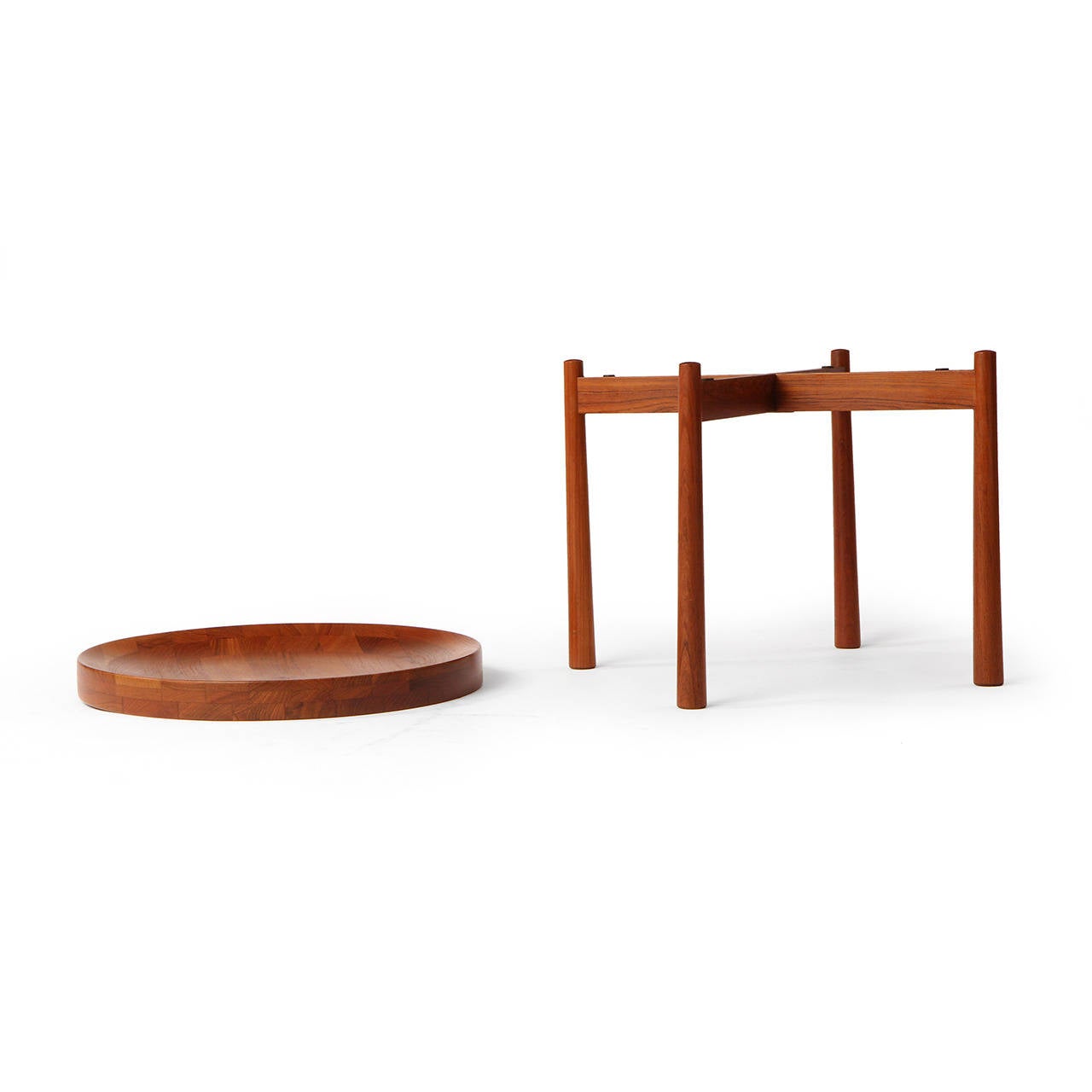 1960s Danish Modern Tray Table by Jens Quistgaard for Richard Nissen In Excellent Condition For Sale In Sagaponack, NY