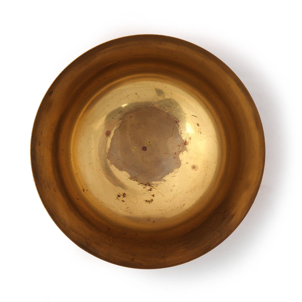 Brass Modernist Bowl For Sale