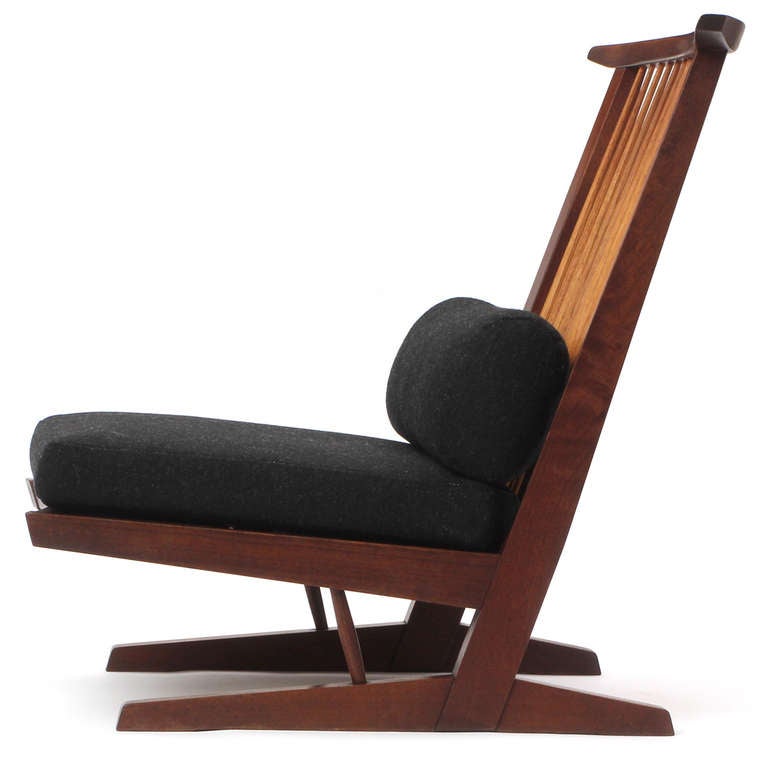 Mid-20th Century Conoid Lounge Chairs by George Nakashima