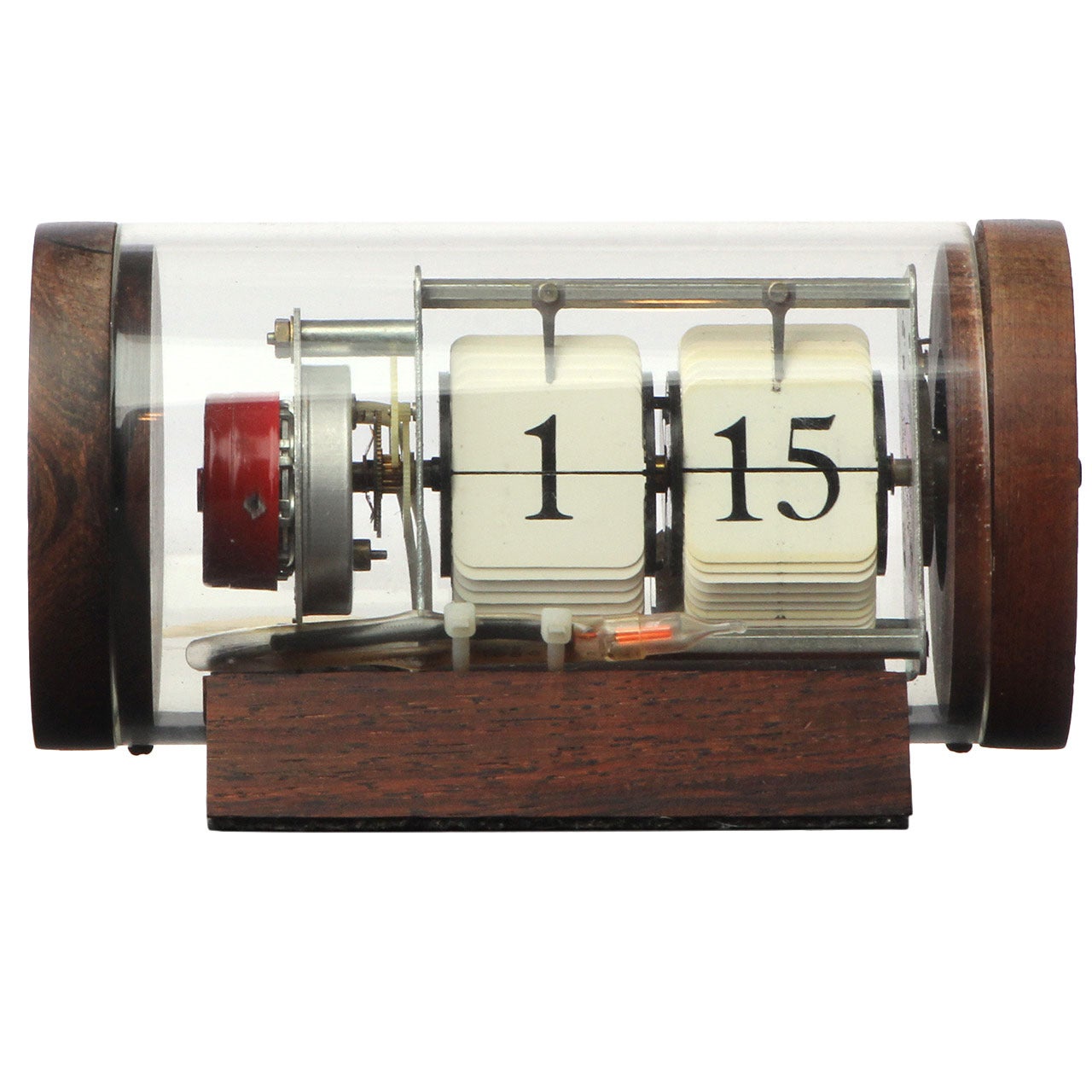 Modernist Cylinder Clock By Arthur Umanoff