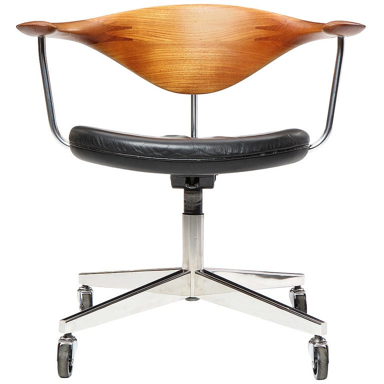 Swivel Chair by Hans J. Wegner at 1stDibs wegner swivel chair