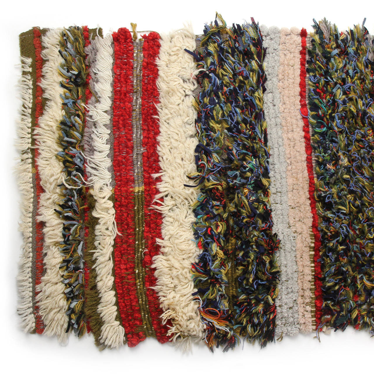 Hand Loomed Textile In Good Condition For Sale In Sagaponack, NY