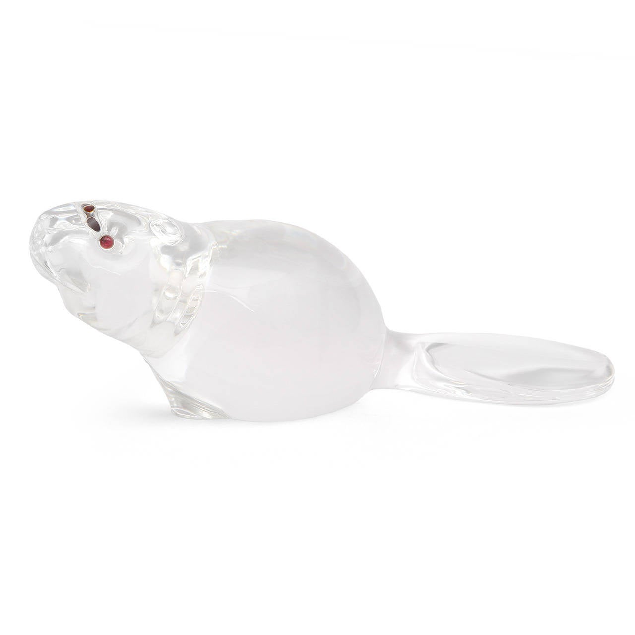 Crystal Beaver by Steuben In Good Condition In Sagaponack, NY