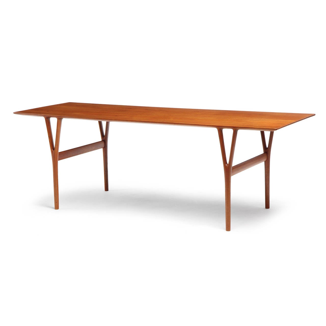 Danish Low Table by Helge Vestergaard-Jensen for Peder Pedersen For Sale