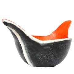 a Ceramic Bowl by Guido Gambone