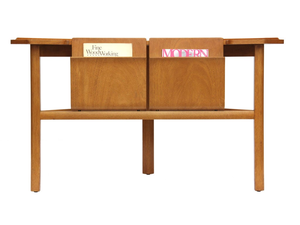 Mid-Century Modern Corner End Table by Edward Wormley For Sale