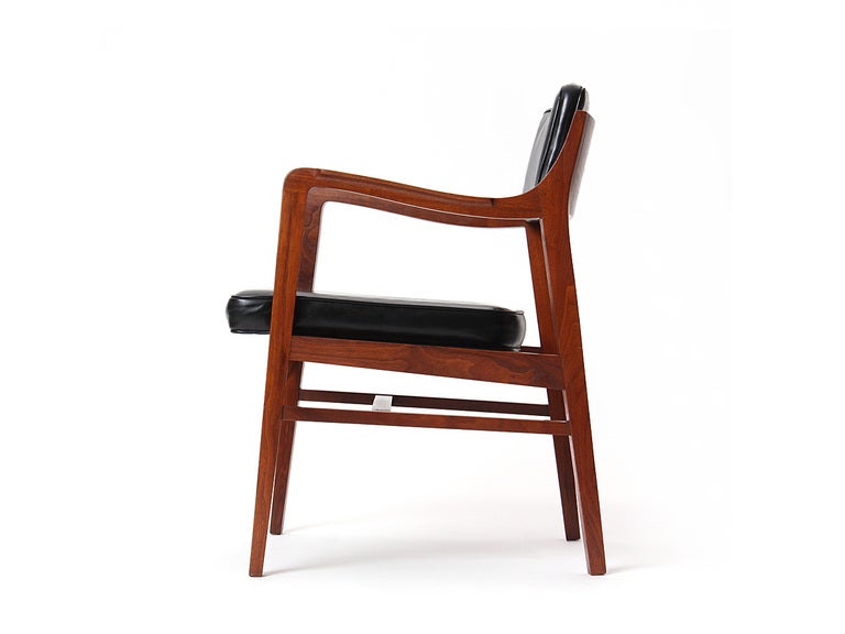 Mid-Century Modern Walnut Dining Chair by Edward Wormley for Dunbar For Sale