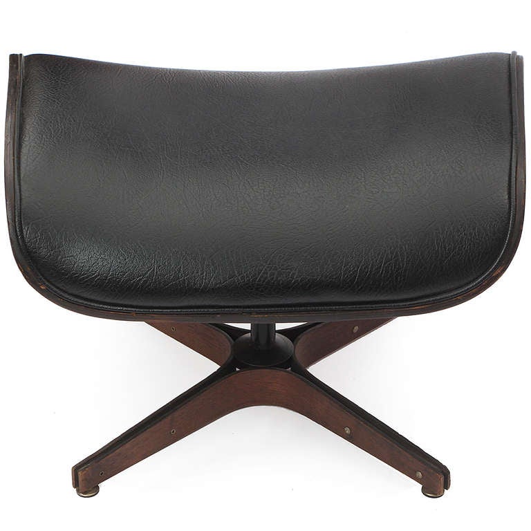 Mid-20th Century Mister Chair in Molded Walnut By George Mulhauser