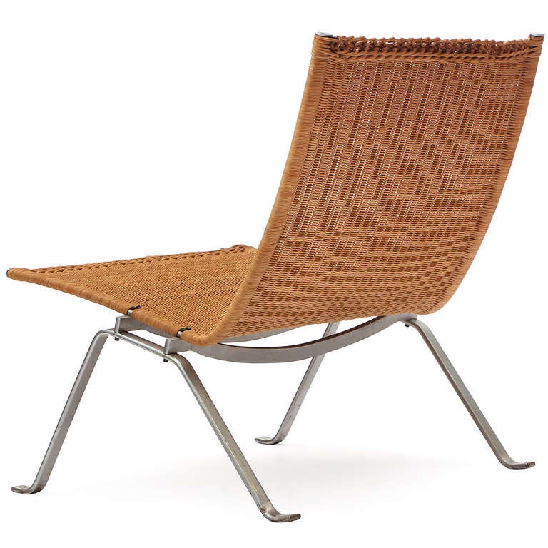 PK22 Lounge Chair By Poul Kjaerholm In Good Condition In Sagaponack, NY