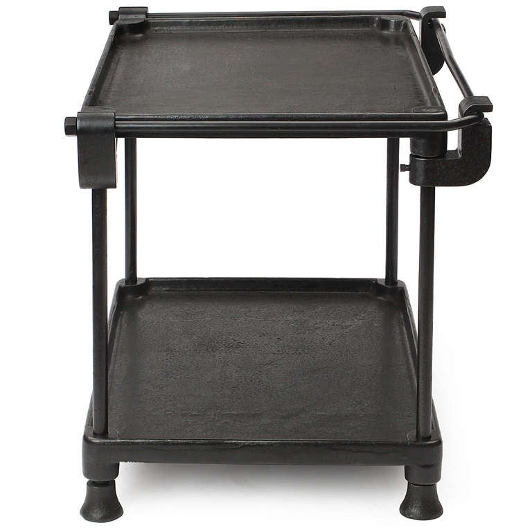 Two-Tiered Iron Table by New Britain Machine Co. For Sale 1
