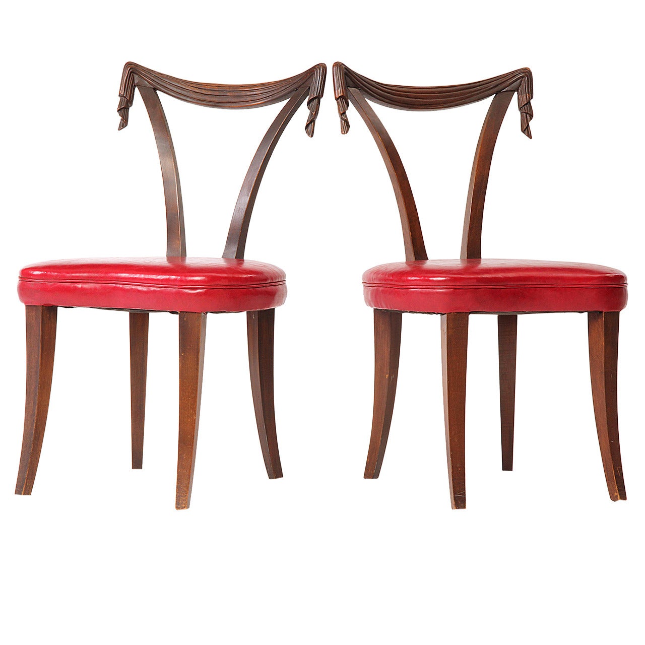 Pair of Chairs by Grosfeld House For Sale