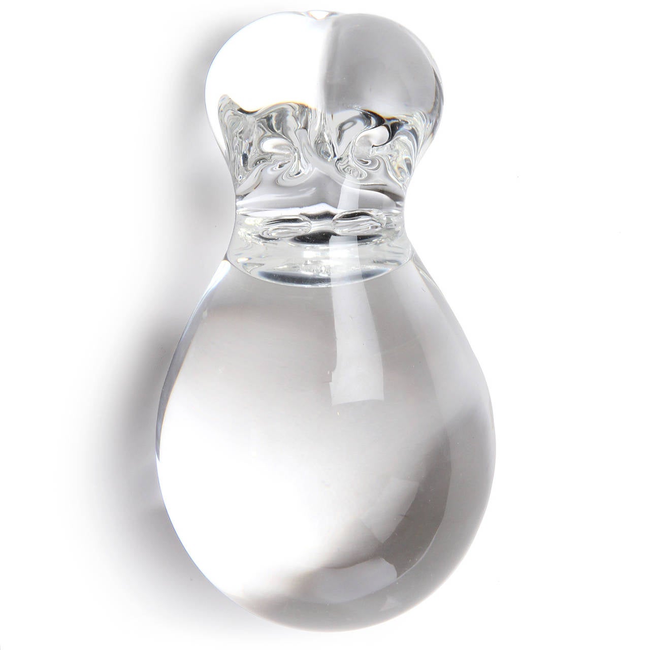 Crystal Hippopotamus Sculpture by Steuben